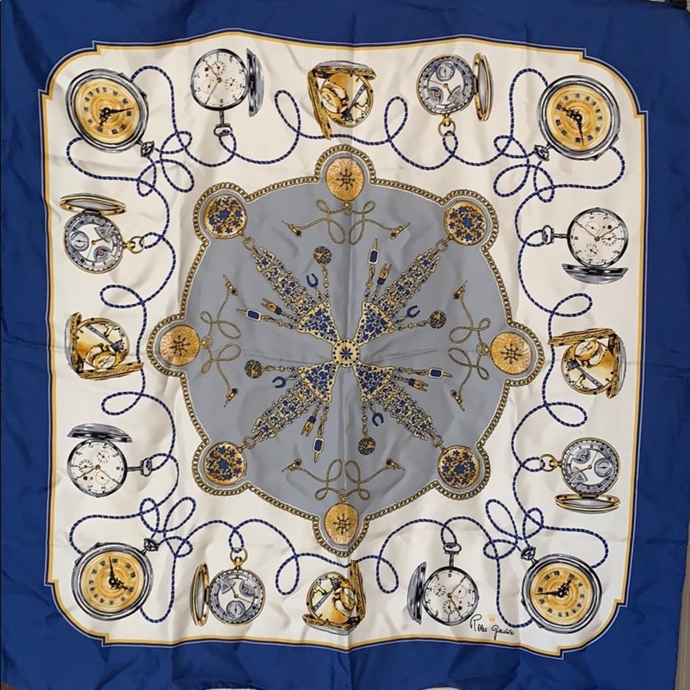 Authentic Vintage Rolex Silk Scarf